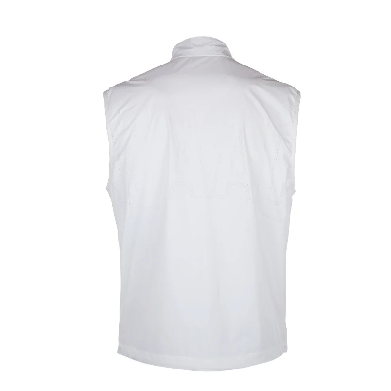 WAAC Korea Full-Zip Men's Vest (White) - Image 2