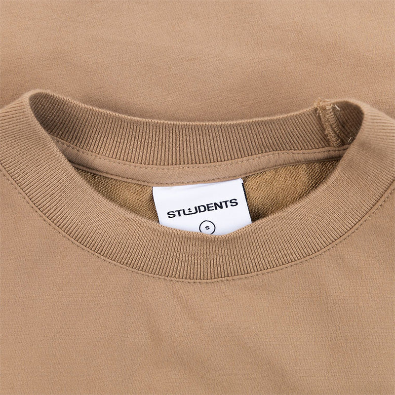 STUDENTSGOLF Niall Nylon Men's Popover Jacket (Tan) - Image 3