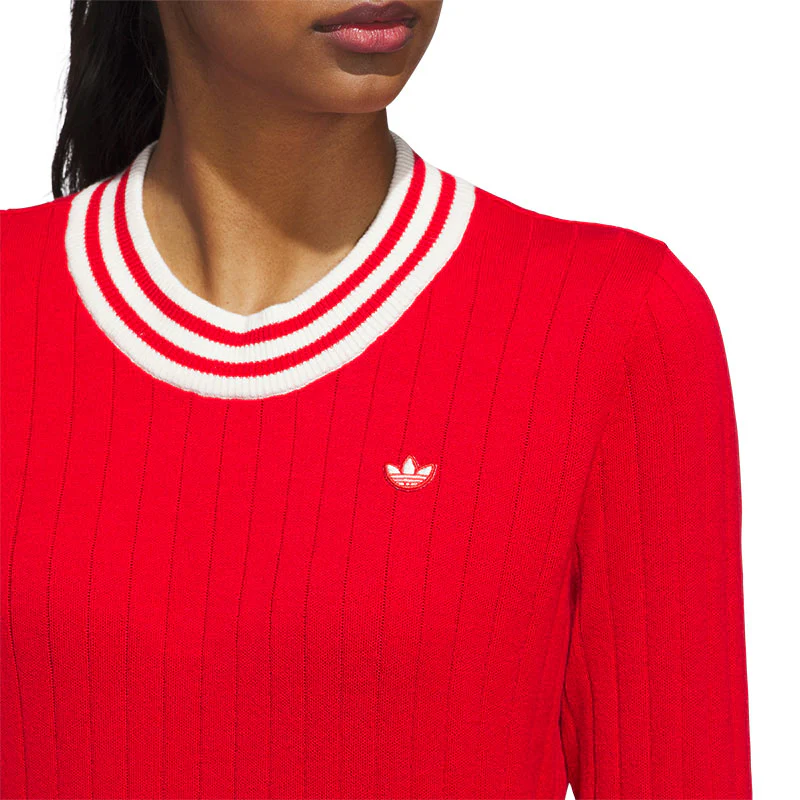 ADIDAS Windproof Full-Zip Men's Jacket (Red) - Image 3