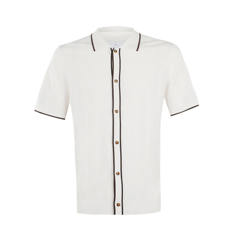 NIKE Jordan Sport Knit Button Down Men's Sweater (Phantom)