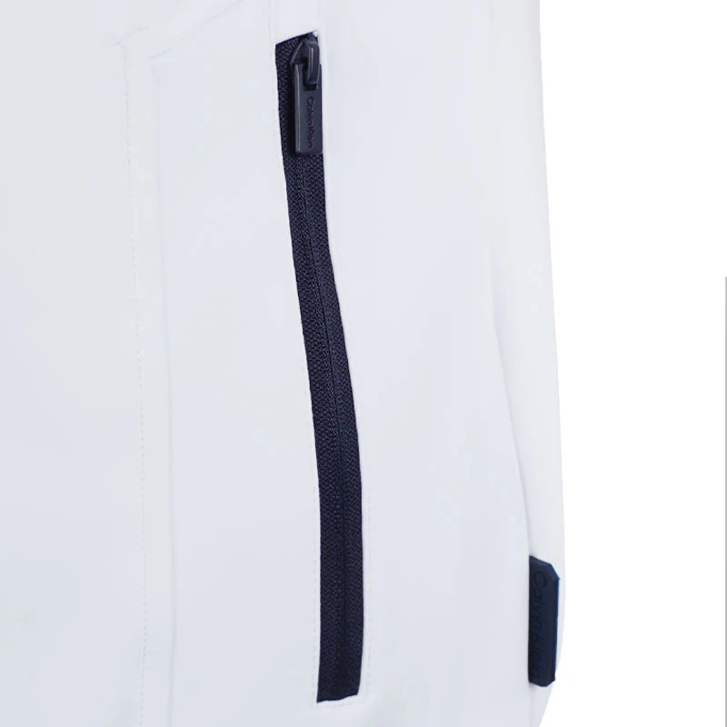 CALVIN KLEIN Brookhill Technical Full Zip Men's Jacket (White) - Image 4