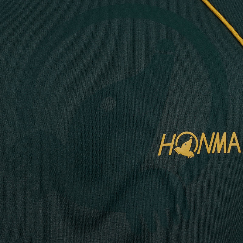 HONMA Full-Zip Men's Jacket (Dark Green) - Image 4