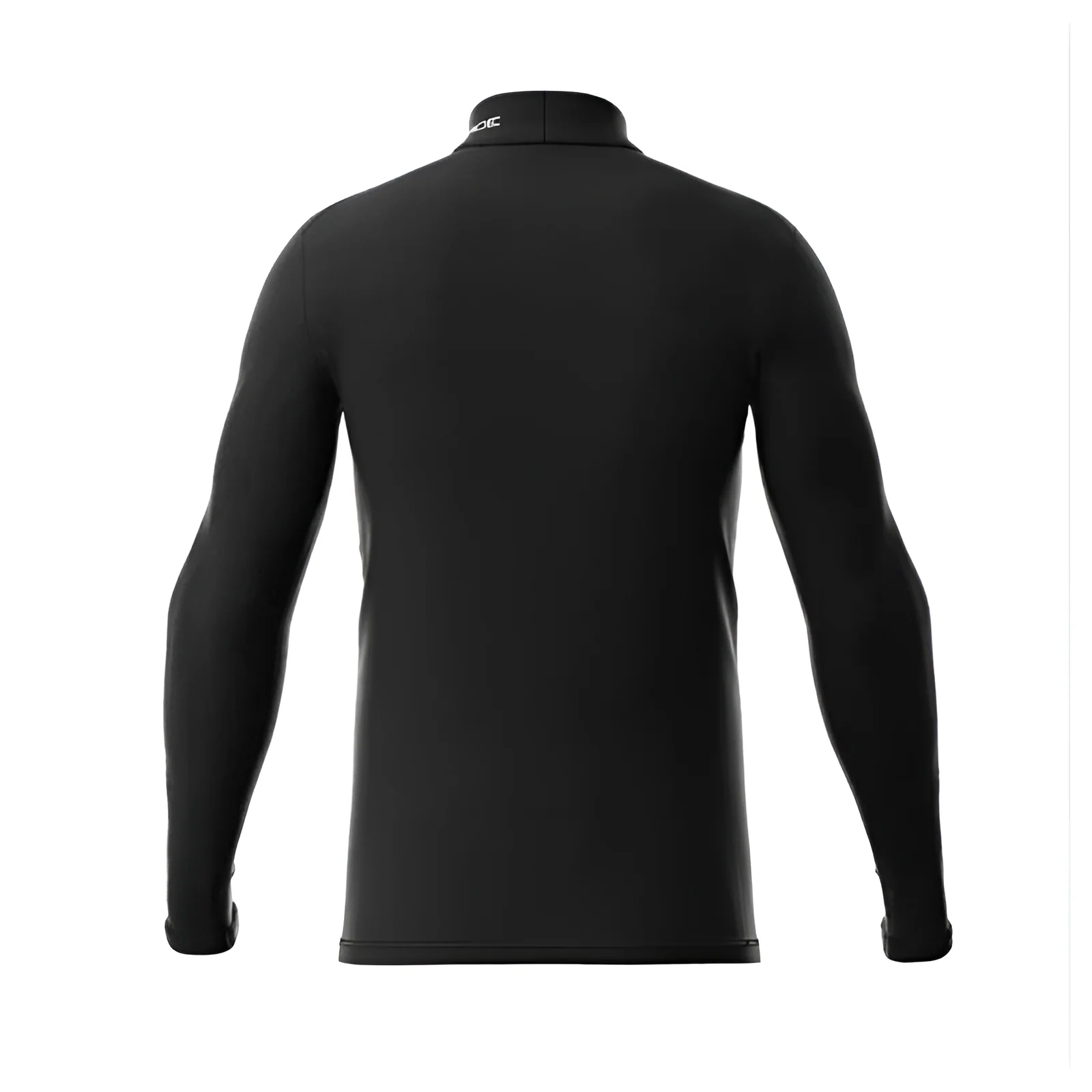 TAYLORMADE Basic Men's Mock Base Layer (Black) - Image 2