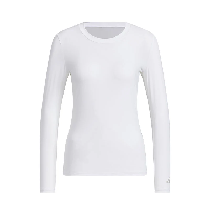 ADIDAS Mesh-Back Women's Long Sleeve Baselayer (White)