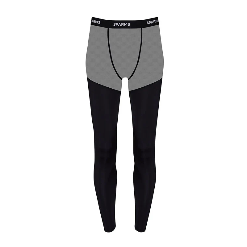 SPARMS Sun Protection Unisex Leggings (Black)