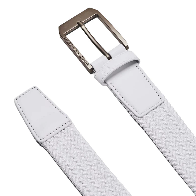 UNDER ARMOUR Drive Braided Men's Belt (White) - Image 2