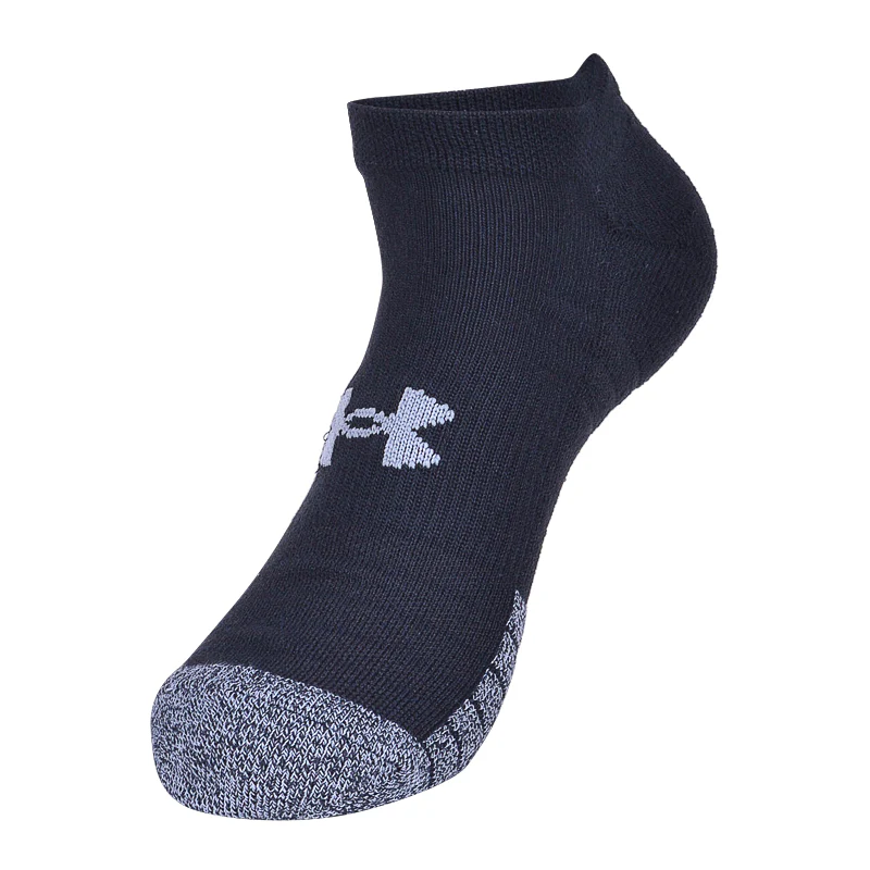 UNDER ARMOUR HeatGear 3-Pack Low Socks (Steel/White) - Image 3