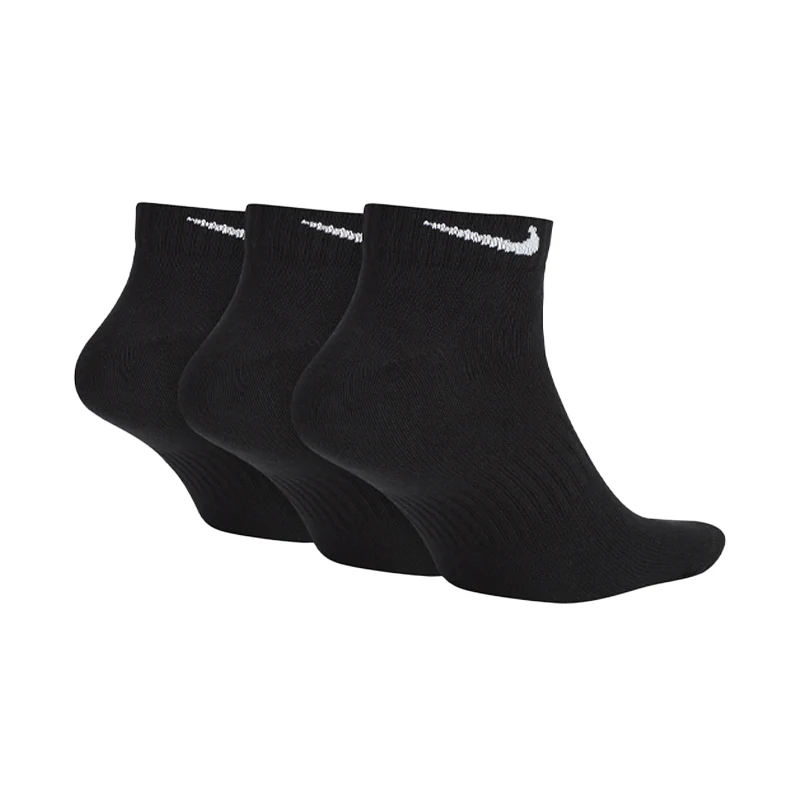 NIKE Everyday Lightweight 3-Pack Low Socks (Black) - Image 2