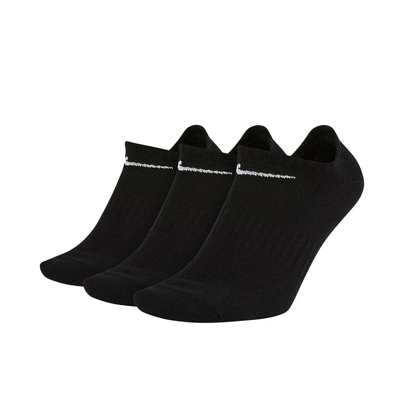 NIKE Training No-Show 3-Pack Socks (Black)
