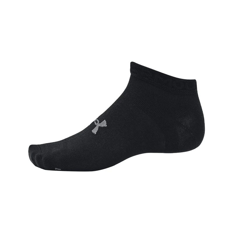 UNDER ARMOUR Essential 3-Pack Unisex Low Socks (Black) - Image 4