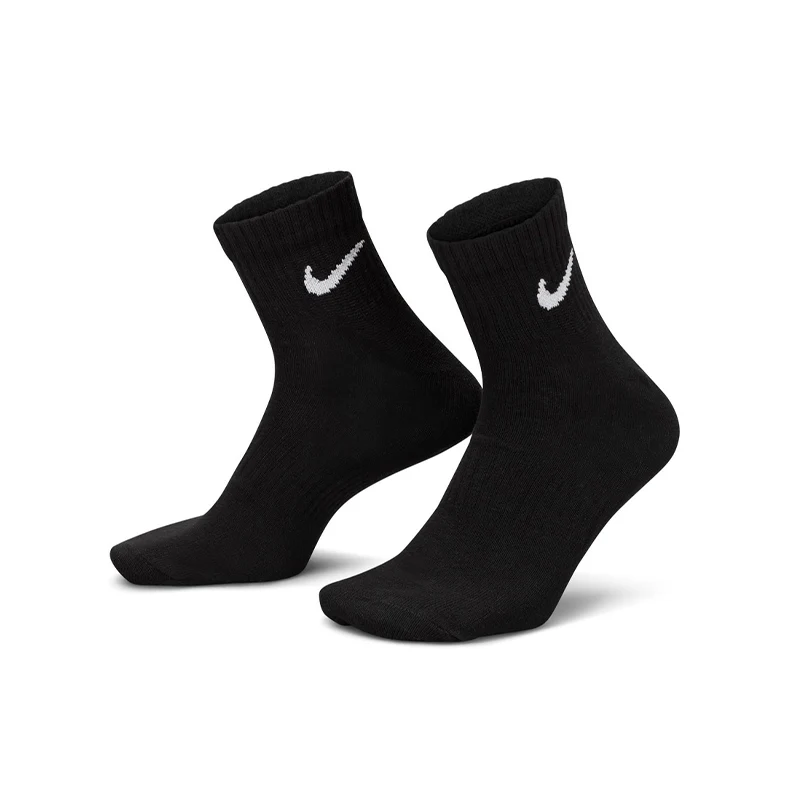 NIKE Everyday Lightweight 3-Pack Ankle Socks (Black) - Image 3