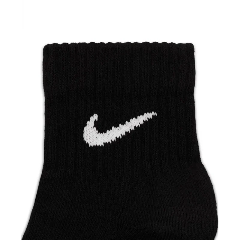 NIKE Everyday Lightweight 3-Pack Ankle Socks (Black) - Image 4