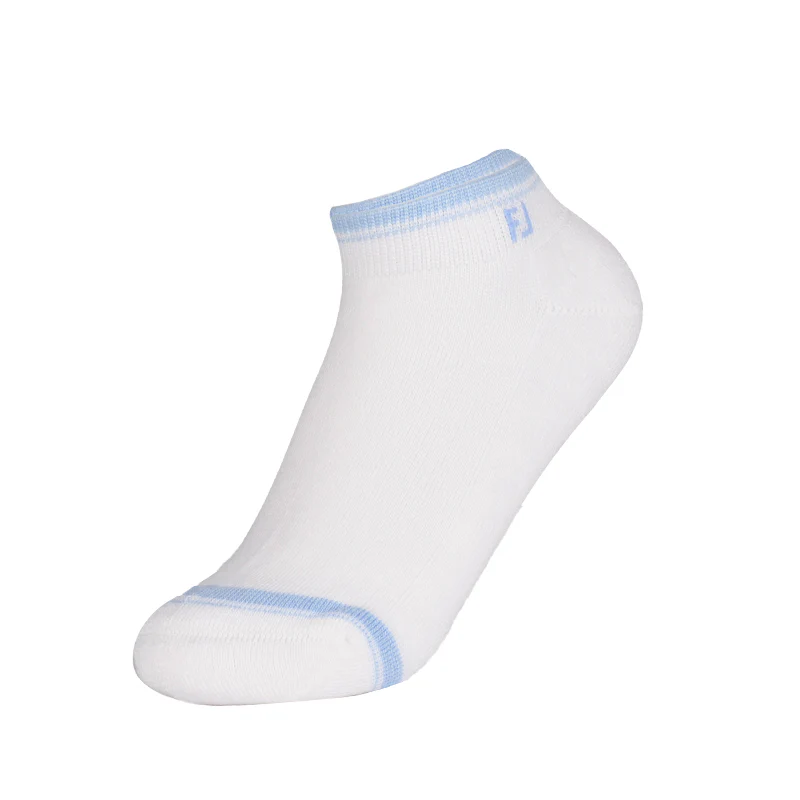 FOOTJOY ProDry Sportlet Women's Socks (White/Blue)