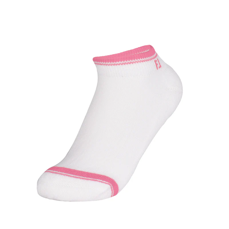 FOOTJOY ProDry Sportlet Women's Socks (White/Pink)