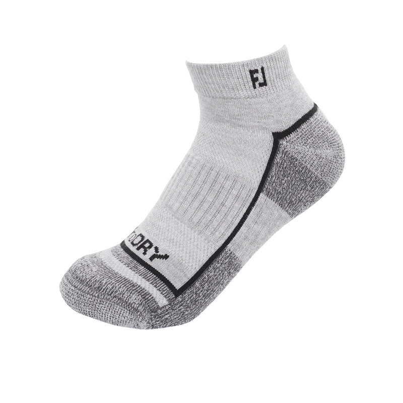 FOOTJOY ProDry Sports Ankle Socks (Grey) - Image 3