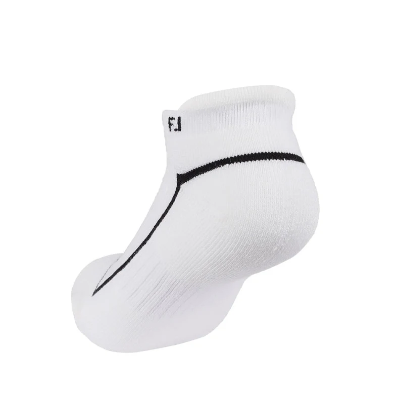 FOOTJOY ProDry Roll Tab Women's Ankle Socks (White) - Image 2