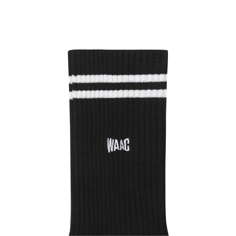 WAAC Stripe Men's Crew Socks (Black) - Image 3