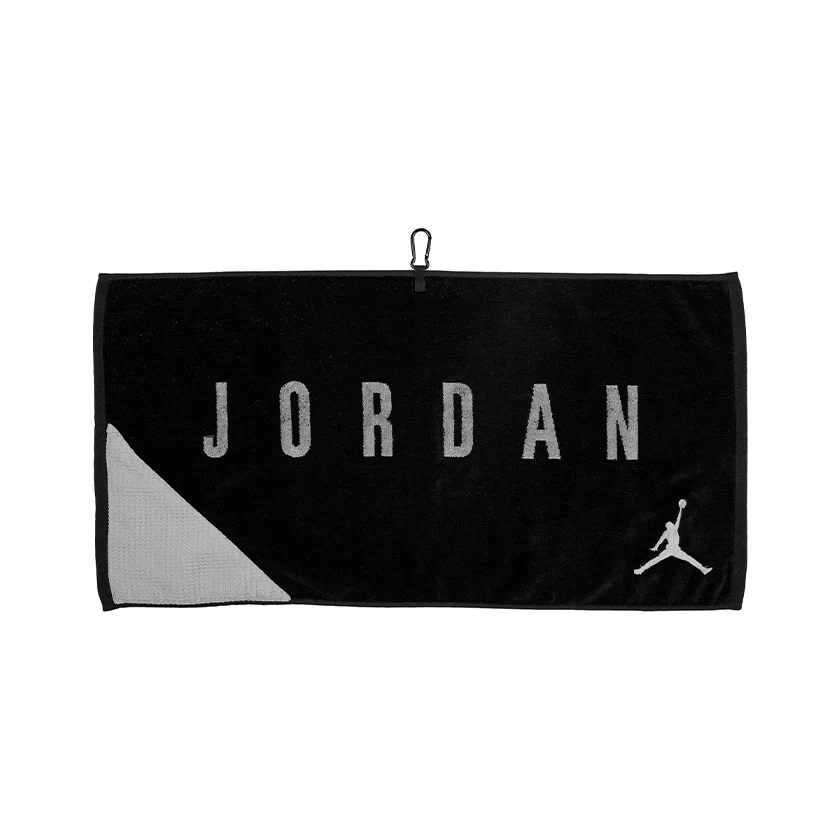 NIKE Jordan Golf Towel (Black) - Image 3