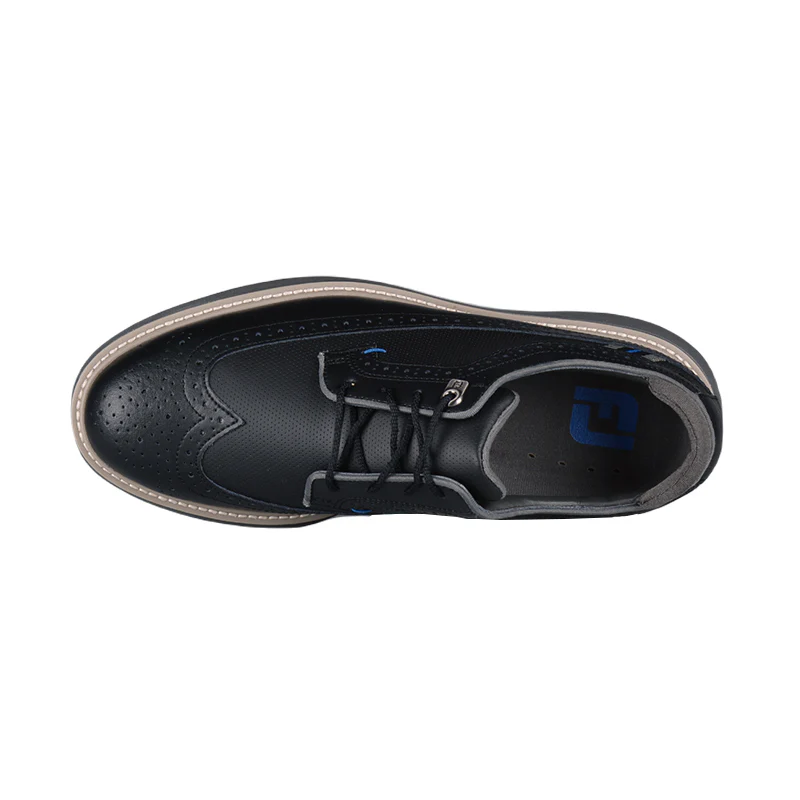 FOOTJOY Traditions Men's Spiked Shoes (Black) - Image 3