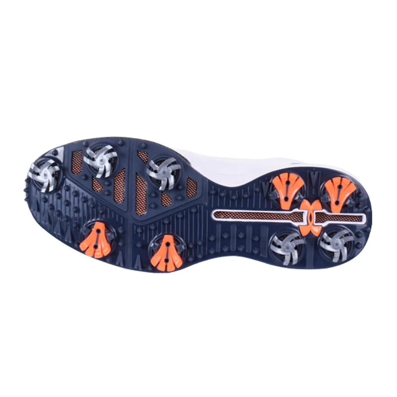 UNDER ARMOUR Hovr Drive 2 Men's Spiked Shoes (White/Grey/Blue) - Image 3