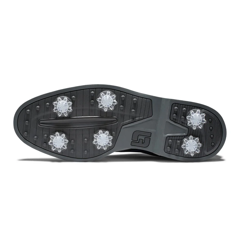 FOOTJOY Originals Men's Spiked Shoes (White/Navy) - Image 3