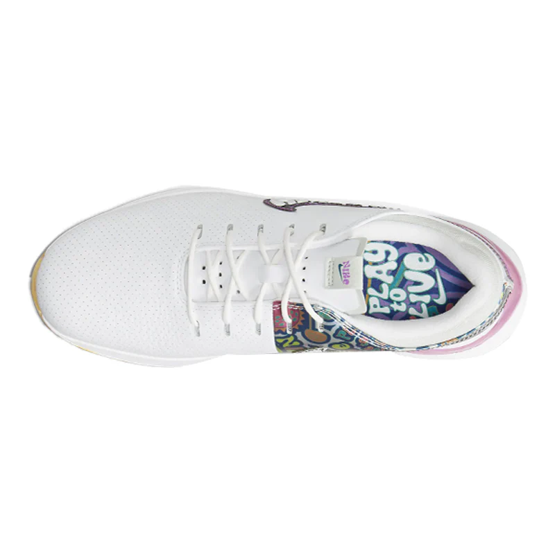 NIKE AirZoom Victory Tour 3 NRG Men's Spiked Shoes (White/Black/Multi) - Image 3