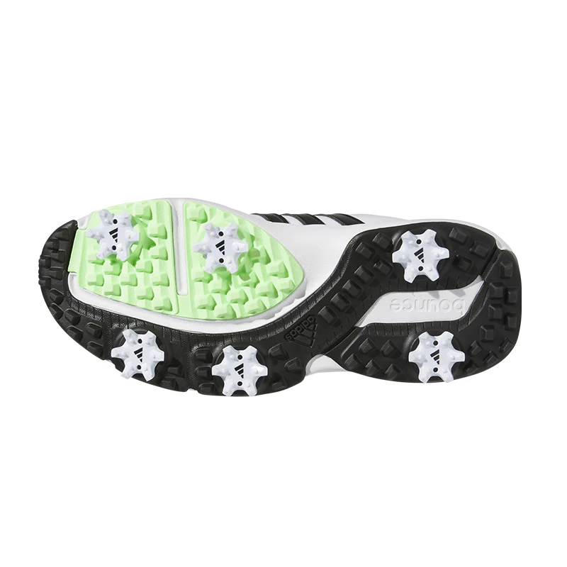 ADIDAS Tour360 BOA Junior Spiked Shoes (White/Black/Green) - Image 4