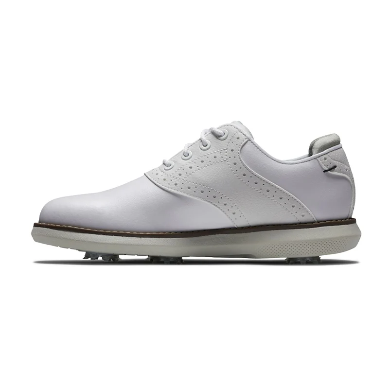 FOOTJOY Traditions Junior Spiked Shoes (White) - Image 2