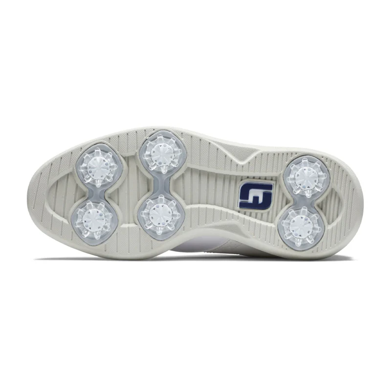 FOOTJOY Traditions Junior Spiked Shoes (White) - Image 4