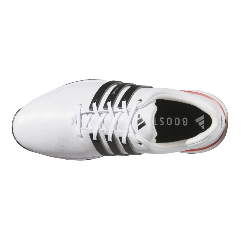 ADIDAS Tour360 24 Men's Spiked Shoes (White/Black/Red) - Image 3