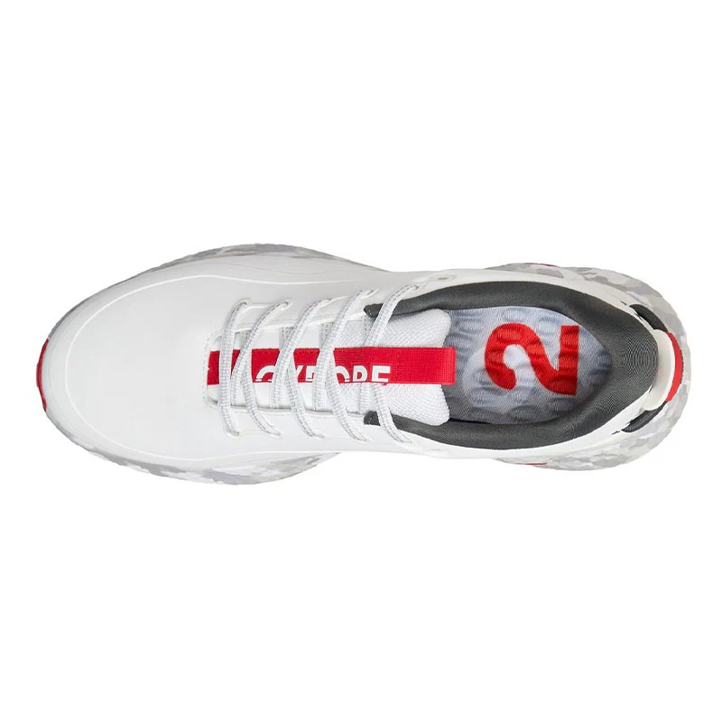 GFORE MG4+ O2 G/LOCK Men's Spiked Shoes (Snow/Charcoal) - Image 3