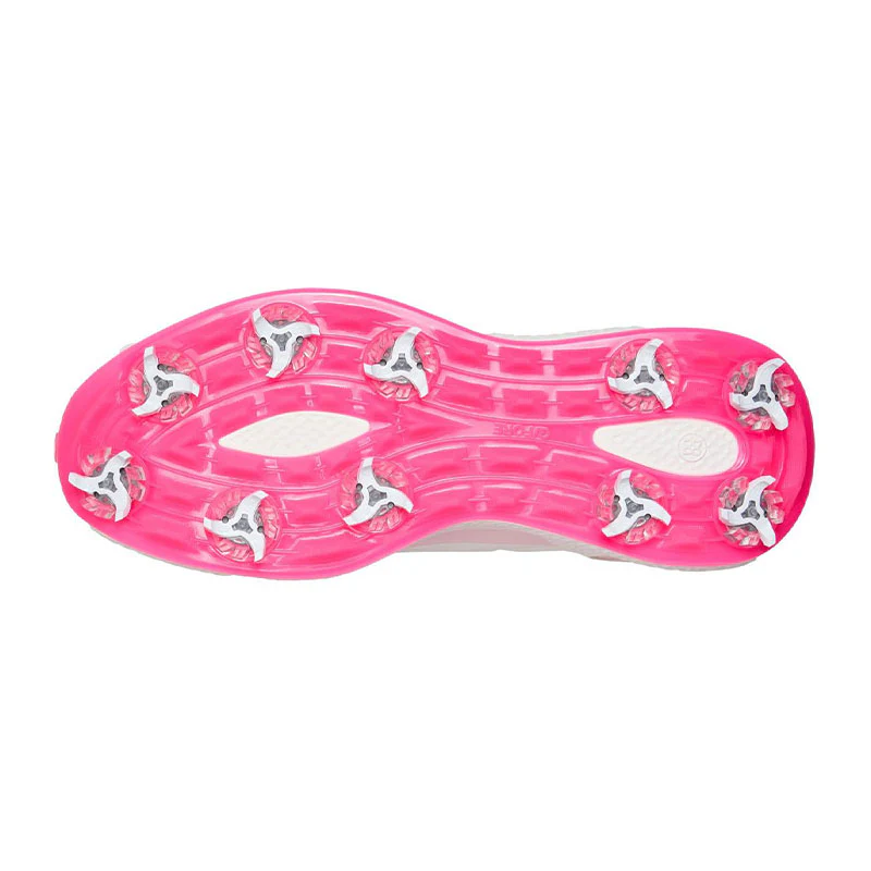 GFORE MG4+ O2 G/LOCK Women's Spiked Shoes (Snow/Blush) - Image 4