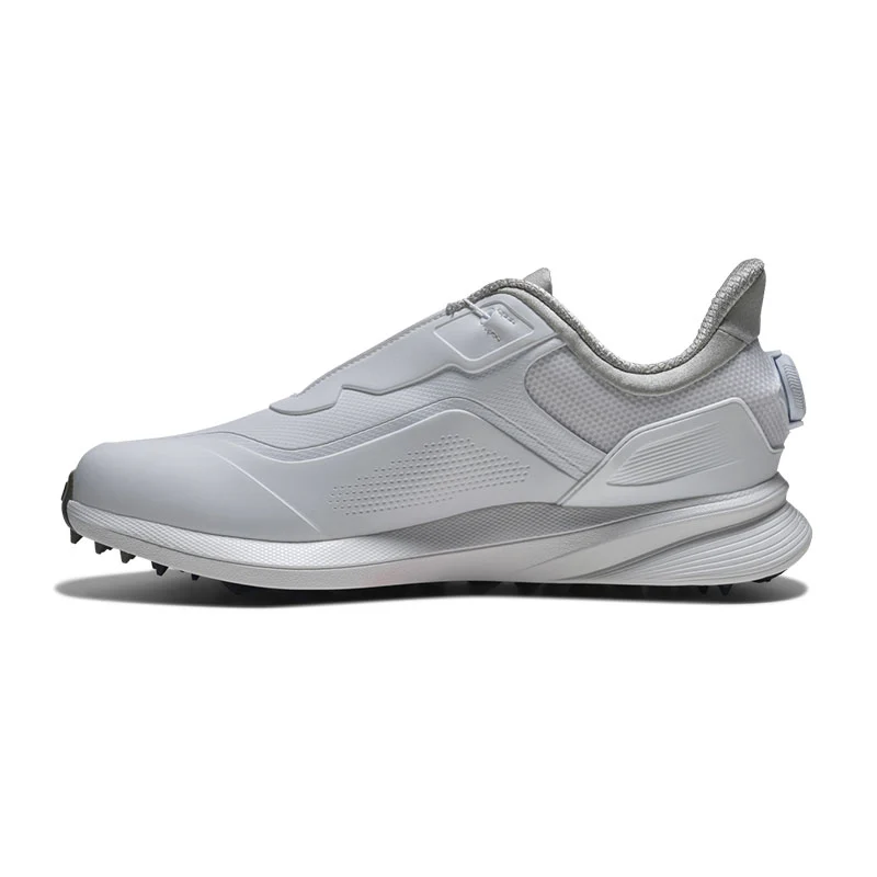 FOOTJOY Pro/SL BOA Men's Spikeless Shoes (White/White/Grey) - Image 2