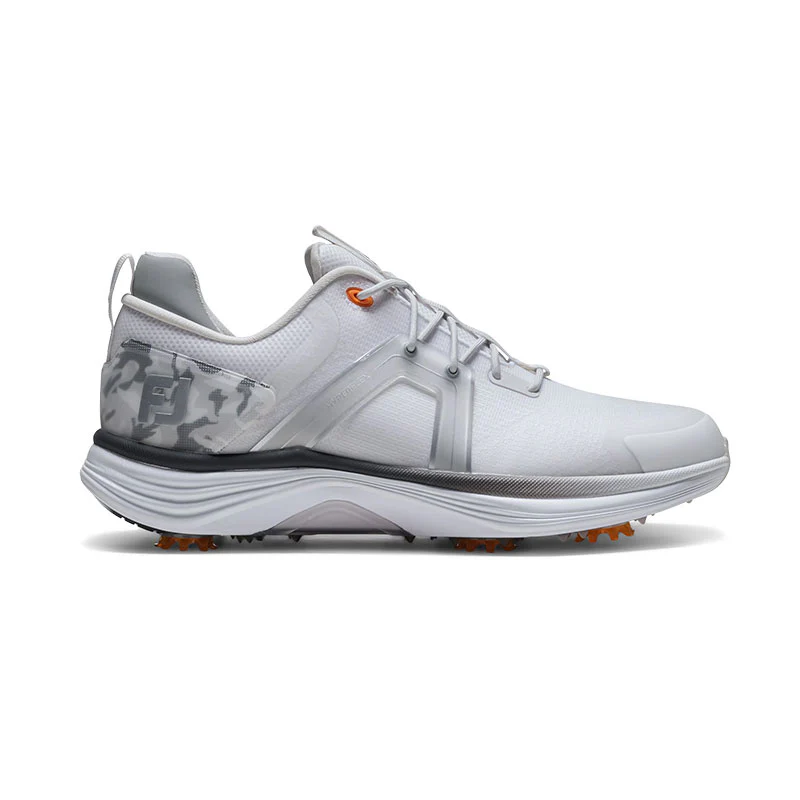 FOOTJOY HyperFlex Blaze Limited Edition Men's Spiked Shoes (White/Grey)