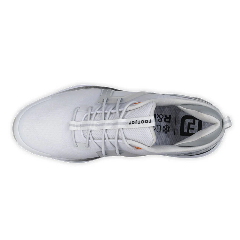 FOOTJOY HyperFlex Blaze Limited Edition Men's Spiked Shoes (White/Grey) - Image 3