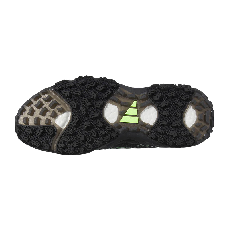 ADIDAS Codechaos Laceless Glitch Spikeless Shoes (Black/Lemon/Grey) - Image 4