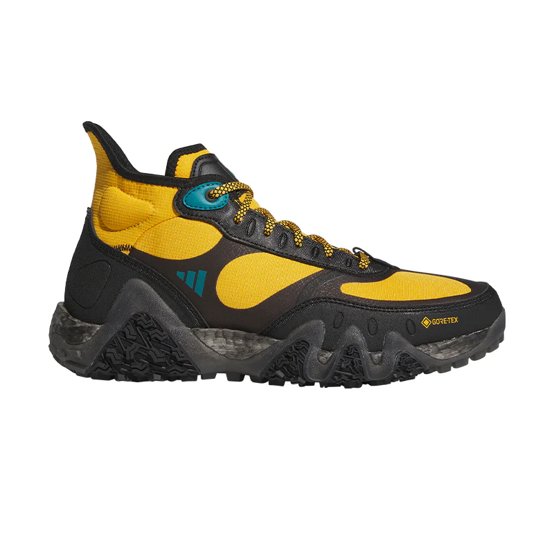 ADIDAS Adi Goretex Lace Men's Spikeless Shoes (Black/Black/Lemon)