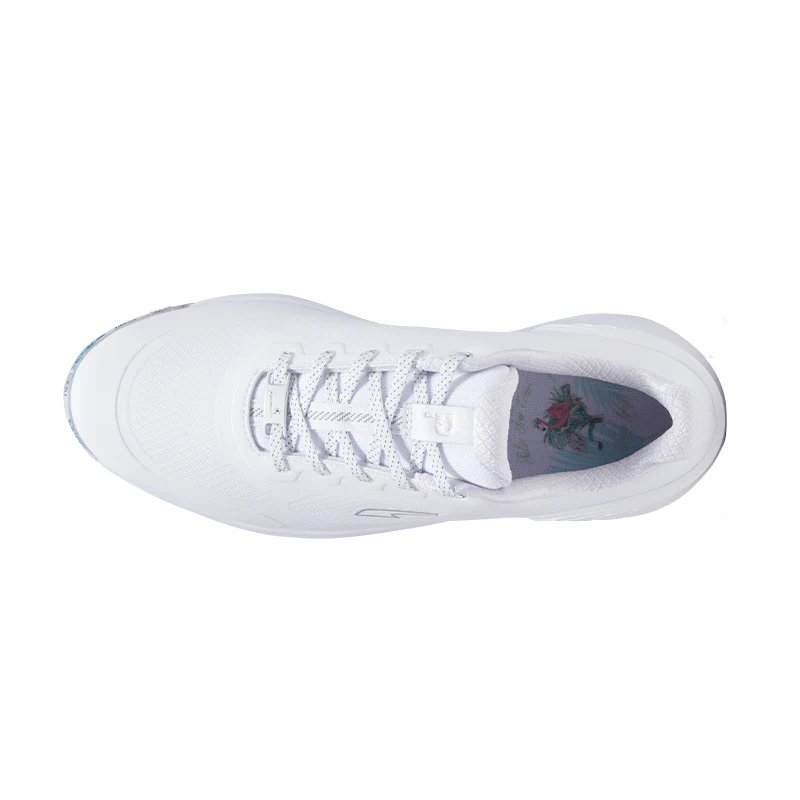 PUMA ALPHACAT Nitro Lace Men's Spikeless Shoes (White/Green/Pink) - Image 3