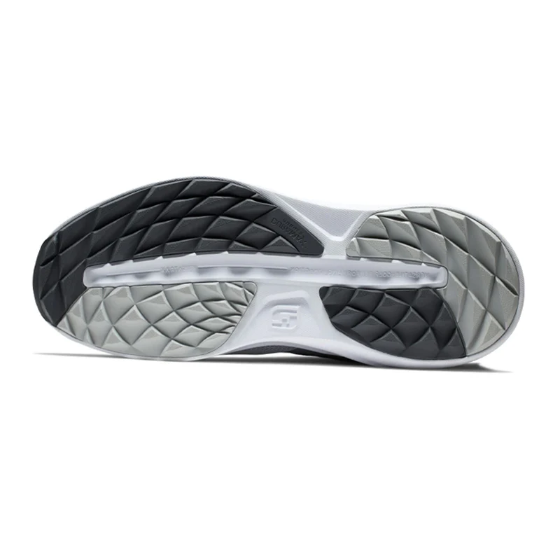 FOOTJOY Flex Lace Men's Spikeless Shoes (Grey/Cha/White) - Image 4
