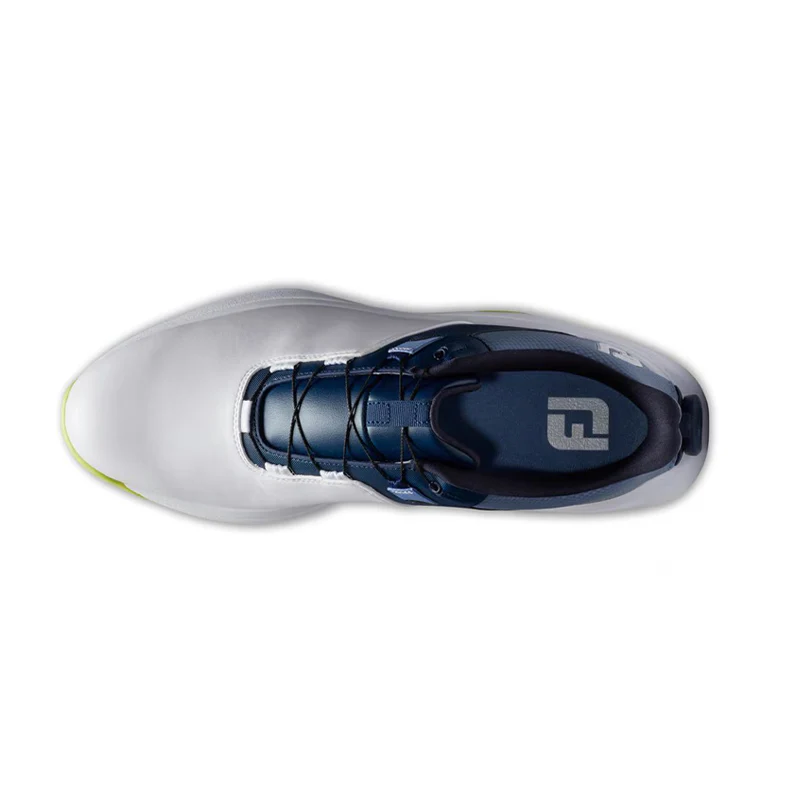 FOOTJOY Pro Lite BOA Men's Spikeless Shoes (White/Navy) - Image 3