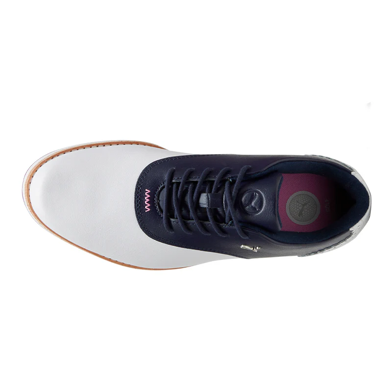 PUMA Avant Women's Spikeless Shoes (White/Navy) - Image 3