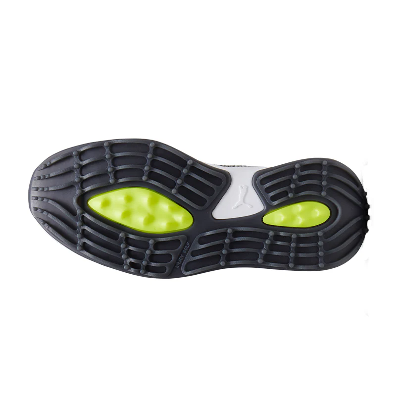 PUMA Fusion Crush Junior Spikeless Shoes (Black/Lime) - Image 4