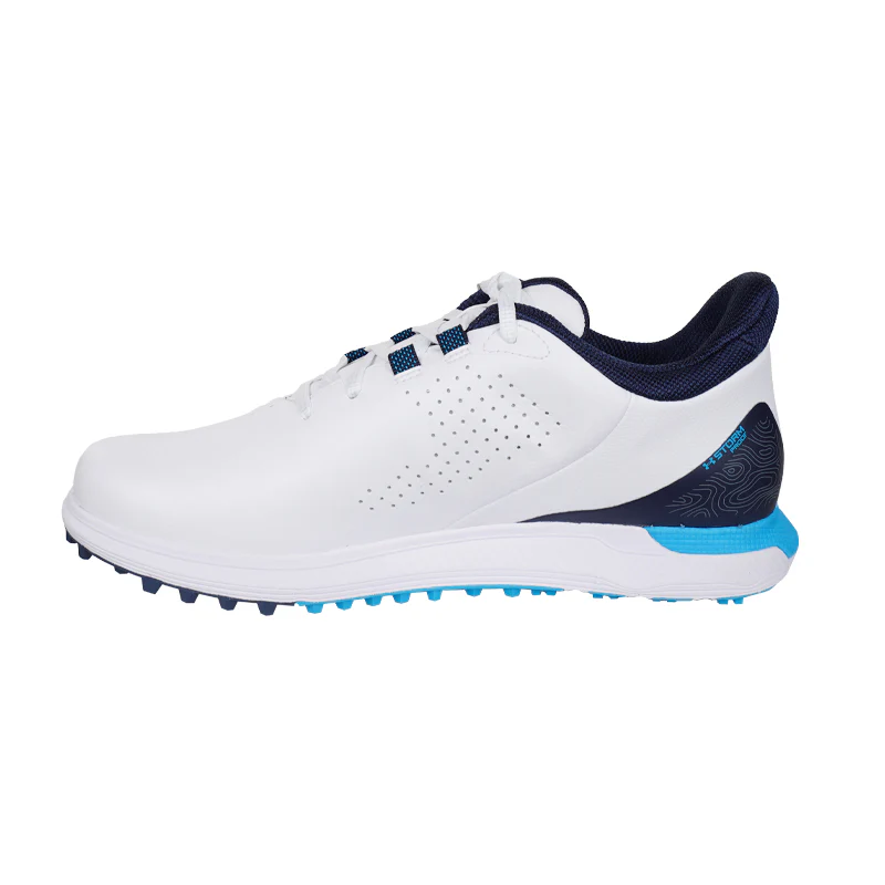 UNDER ARMOUR Drive Men's Spikeless Shoes (White/Navy) - Image 2
