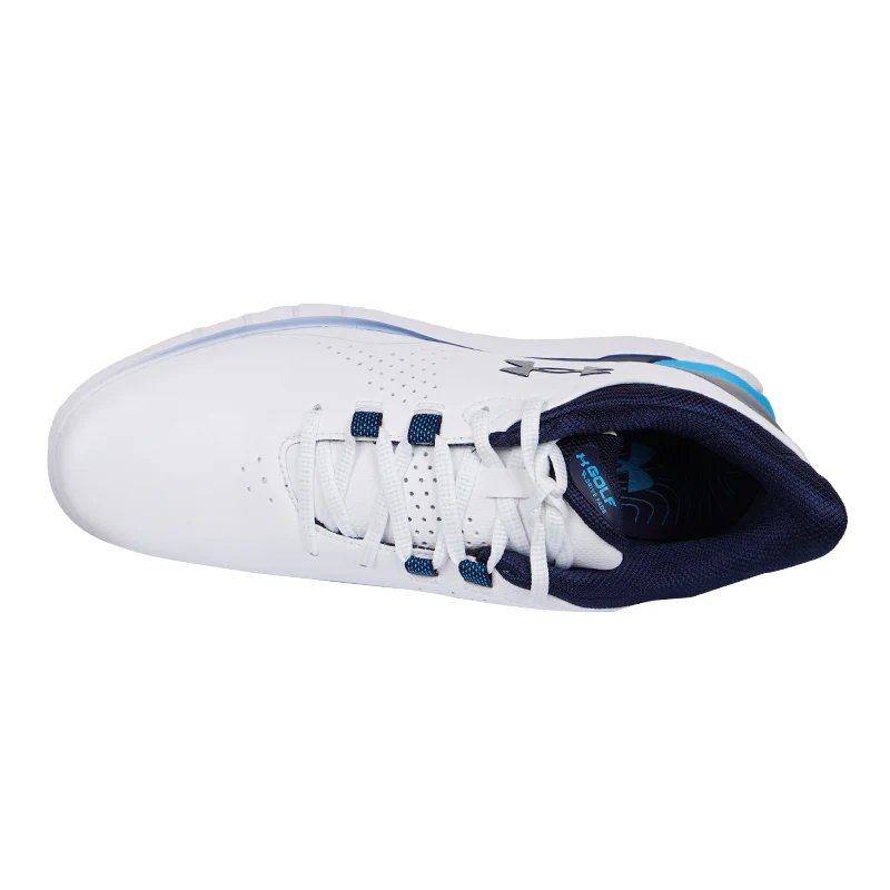 UNDER ARMOUR Drive Men's Spikeless Shoes (White/Navy) - Image 3