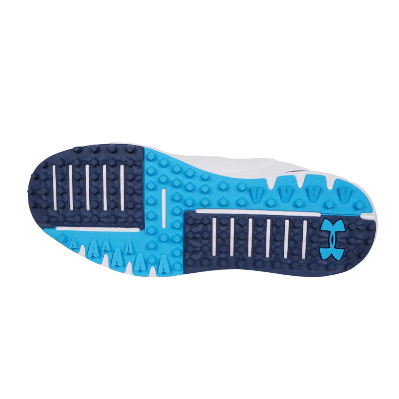 UNDER ARMOUR Drive Men's Spikeless Shoes (White/Navy) - Image 4