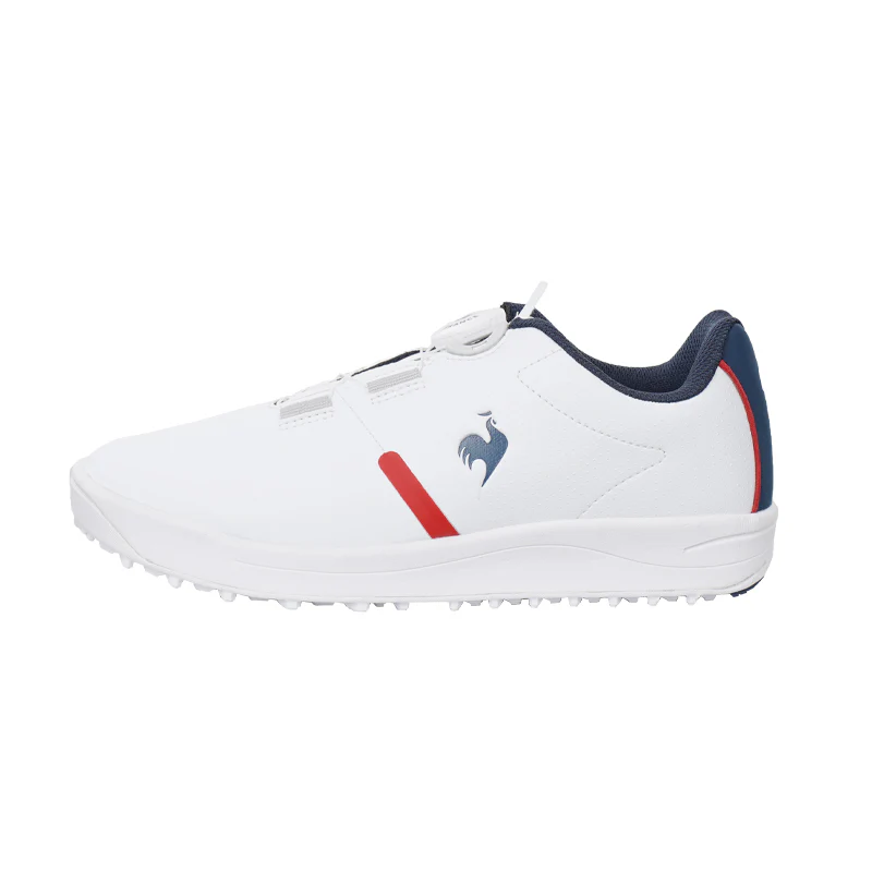 LE COQ SPORTIF GOLF Biarritz Unisex Spikeless Shoes (White/Navy) - Image 2