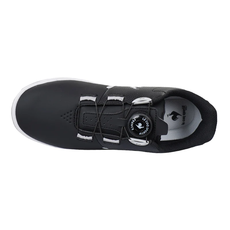 LE COQ SPORTIF GOLF Biarritz Unisex Spikeless Shoes (Black/White) - Image 3