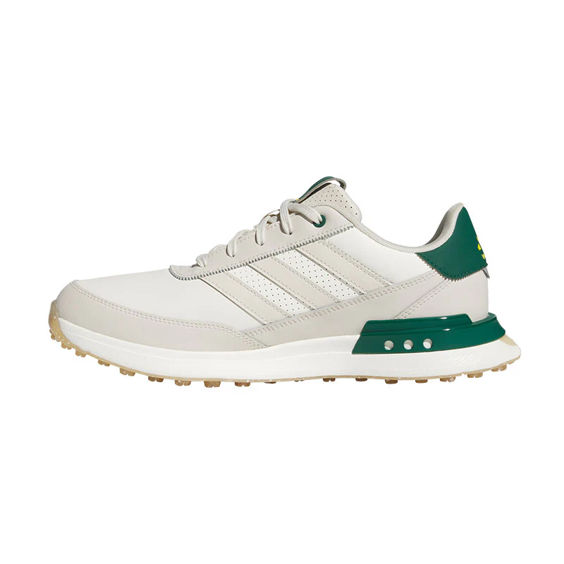 ADIDAS S2G 24 Leather Men's Spikeless Shoes (White/Aluminium/Green) - Image 2