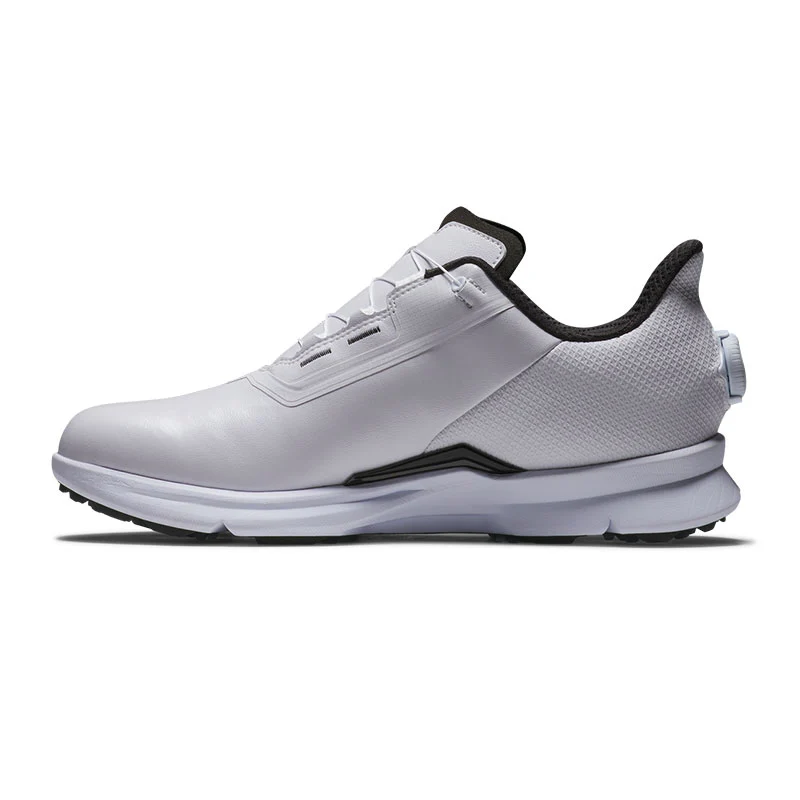 FOOTJOY Fuel BOA Men's Spikeless Shoes (White/White) - Image 2