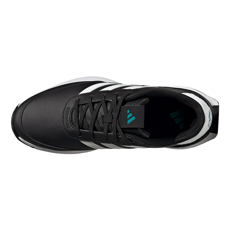 ADIDAS S2G 24 Leather Men's Spikeless Shoes (Black/White/Teal) - Image 3